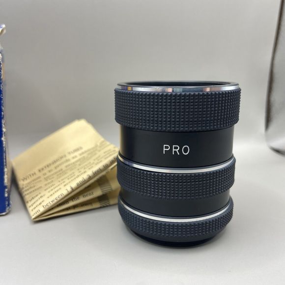 VTG PRO Automatic Extension Tube Set for Pentax Praktica Yashica Edixa Mamiya - Picture 3 of 8